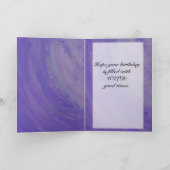 Blueberry Smear en Black Monogram Kaart (Binnen)