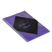 Blueberry Smear en Black Monogram Notitieboek (Rechterzijde)