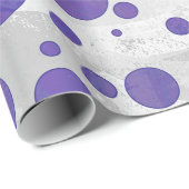 Blueberry Smear Polka Dot Cadeaupapier (Rol Hoek)