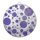 Blueberry Smear Polka Dot Dartbord (Voorkant)