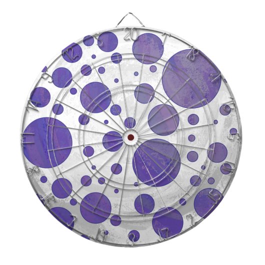 Blueberry Smear Polka Dot Dartbord (Voorkant)