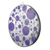 Blueberry Smear Polka Dot Dartbord (Voorkant Rechts)