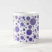 Blueberry Smear Polka Dot Grote Koffiekop (Voorkant)