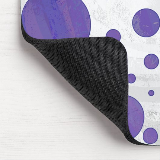 Blueberry Smear Polka Dot Muismat (Hoek)