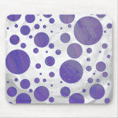 Blueberry Smear Polka Dot Muismat (Voorkant)