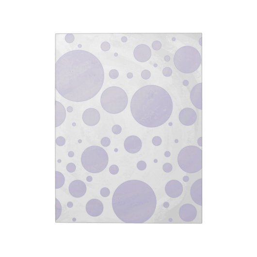 Blueberry Smear Polka Dot Notitieblok (Linkerzijde)