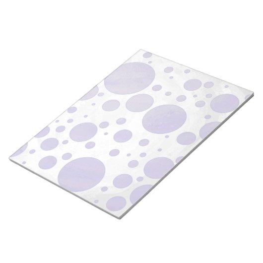 Blueberry Smear Polka Dot Notitieblok (Schuin)