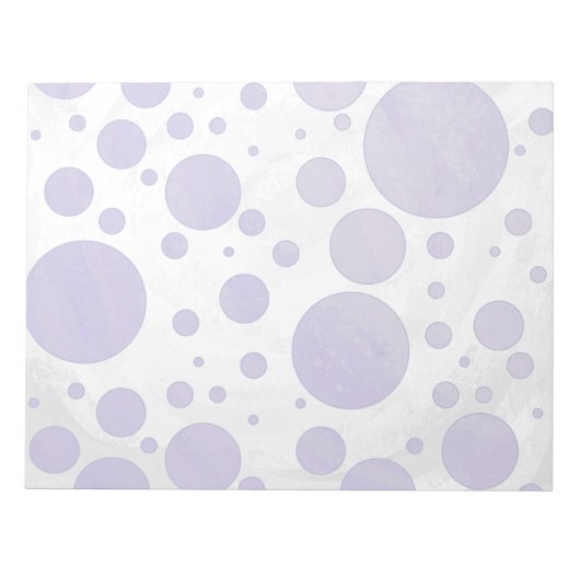 Blueberry Smear Polka Dot Notitieblok (Voorkant)