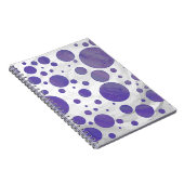 Blueberry Smear Polka Dot Notitieboek (Rechterzijde)