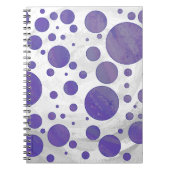 Blueberry Smear Polka Dot Notitieboek (Voorkant)