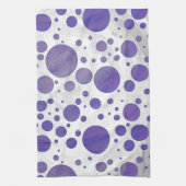 Blueberry Smear Polka Dot Theedoek (Verticaal)