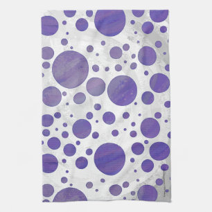 Blueberry Smear Polka Dot Theedoek