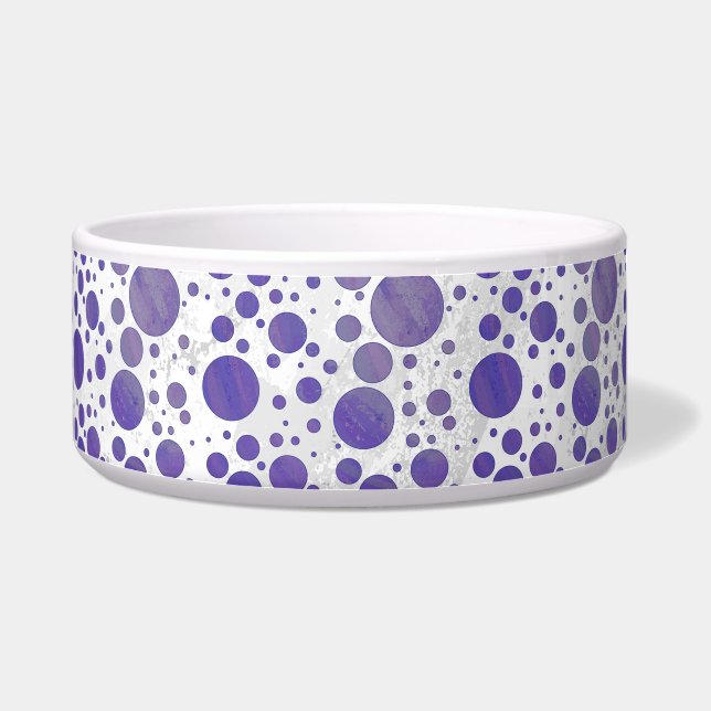 Blueberry Smear Polka Dot Voerbakje (Rechts)