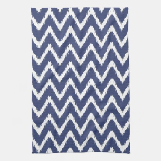 Blueberry Southern Cottage Chevrons Theedoek (Verticaal)