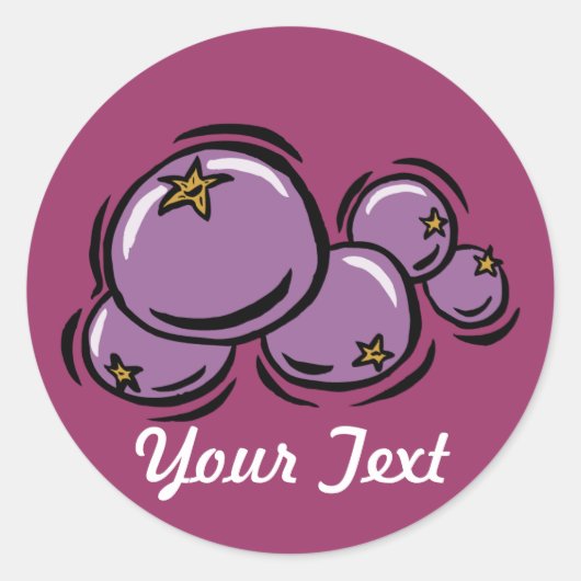  Blueberry Sticker (DONKER) (Voorkant)