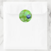 Blueberry-Sticker Ronde Sticker (Tas)