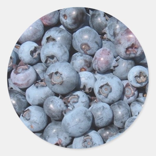 Blueberry-Stickers Ronde Sticker (Voorkant)