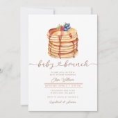 Blueberry Strawberry Baby Brunch Baby shower Kaart (Voorkant)