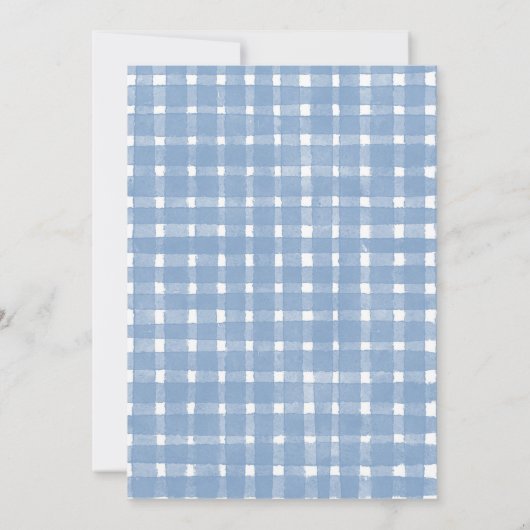 Blueberry Strawberry Berry Sweet Baby shower Kaart (Achterkant)