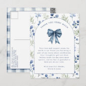 Blueberry Sweet Baby Dank u Briefkaart (Voorkant / Achterkant)