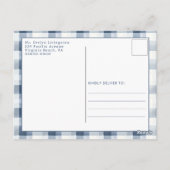 Blueberry Sweet Baby Dank u Briefkaart (Achterkant)