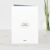 Blueberry taart voor pi dag kaart (Achterkant)