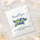 Blueberry Theme Baby shower Bedankt Bedankzakje (Geknipt)