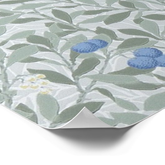 Blueberry Tree, William Morris Poster (Hoek)