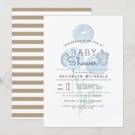 Blueberry Trio | Berry Waterverf Baby shower Kaart