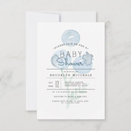 Blueberry Trio | Berry Waterverf Baby shower Kaart