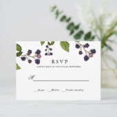 BlueBerry | TROUWREACTIE RSVP (Staand voorkant)