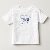 Blueberry Twee zoete bessen zoete jongen verjaarda Kinder Shirts (Voorkant)