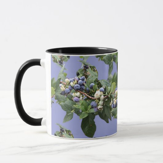 Blueberry Vine Rustic Farmhouse Coffee Mok (Links)