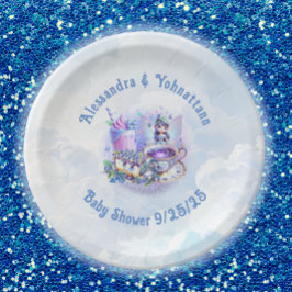 Blueberry wenst Gnomery Kusjes Douche Papier Bord