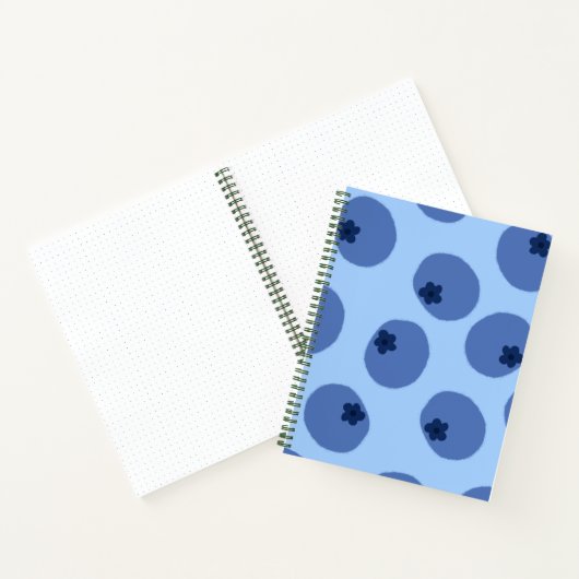 Blueberry Wild Notitieboek Hoesje - Titel & Beschr (Binnen)