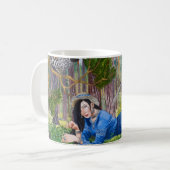 Blueberry Woman Coffee Mok (Voorkant links)