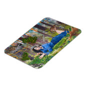 Blueberry Woman Flexibele magneet (Linkerzijde)