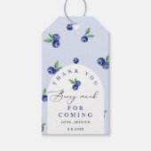 Blueberry zoete verjaardag cadeaulabel (Voorkant)