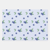 Blueberry zoete verjaardag inpakpapier vel (Voorkant)