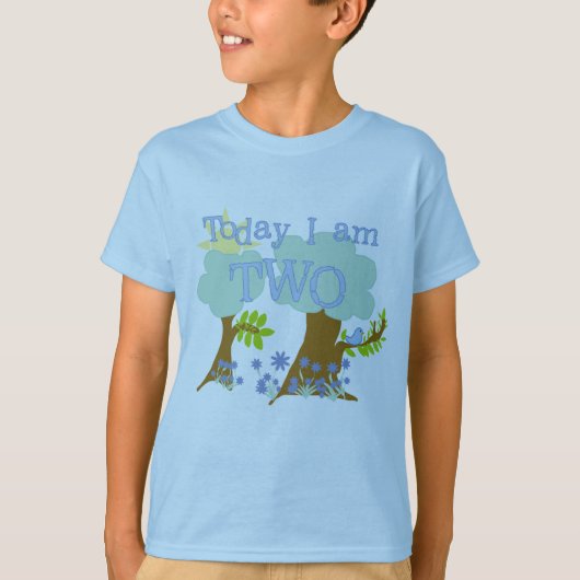 Bluebird 2e verjaardag Tshirts en geschenken (Voorkant)