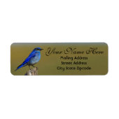 Bluebird Address Etiket (Voorkant)