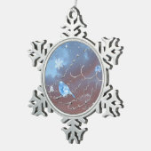 Bluebird and Gift Tin Sneeuwvlok Ornament (Rechts)