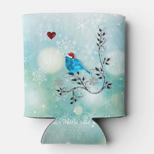 Bluebird and Heart Koelbox Blikjeskoeler (Achterkant)