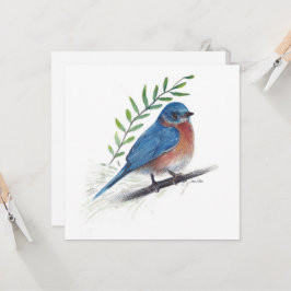 Bluebird Art Bird Kaart