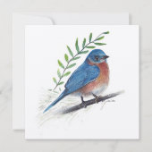 Bluebird Art Bird Kaart (Voorkant)