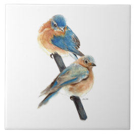Bluebird Art Decor Tegeltje