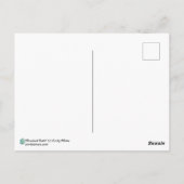 Bluebird Bath Fairy Illustratie Art Print Briefkaart (Achterkant)