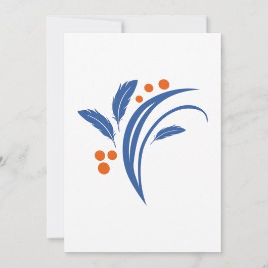 Bluebird Bedankkaart (Achterkant)