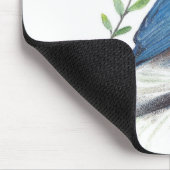 Bluebird Bird Art Muismat (Hoek)