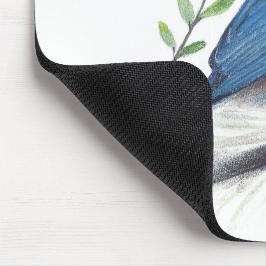 Bluebird Bird Art Muismat (Hoek)